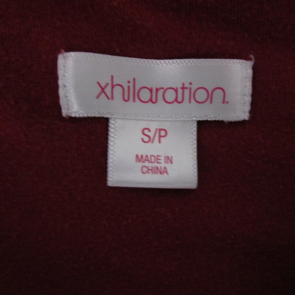 Maroon Knit Fit and Flare Sleeveless Dress - Picture 10 of 12